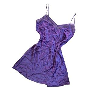 2004 purple victoria’s secret silk slip